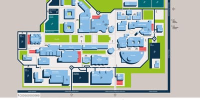 DCU campus žemėlapis