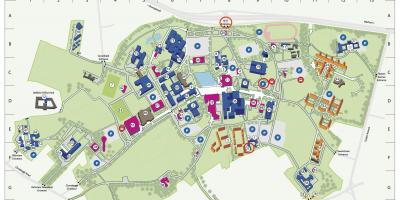 Dublino vidurinės mokyklos campus žemėlapis