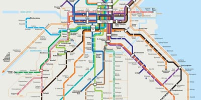 Miesto žemėlapis Dublinas