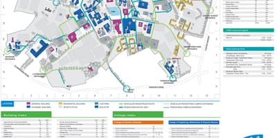 UCD Dublino žemėlapis